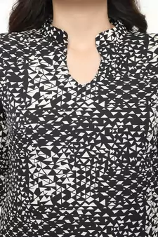 Crepe Straight Black Kurta