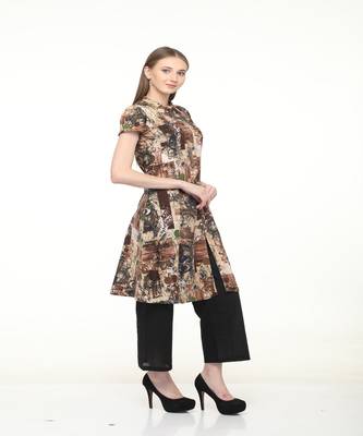 Rayon Multi Straight Printed Kurta 3