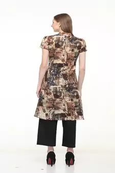 Rayon Multi Straight Printed Kurta