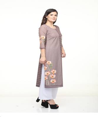 Crepe Straight Multi Kurta 3