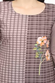 Crepe Straight Multi Kurta