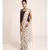 Payal Singhal Navy Colour Art Crepe Top with Cream Printed Art Georgette Saree