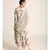Payal Singhal Cream Printed Art Crepe Kurta with Soft Net Churidar and Cream Printed Art Georgette Dupatta