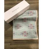 Payal Singhal  Grey Ikat Butti print full width scarf