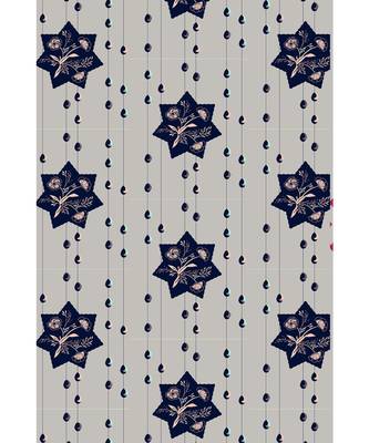 Payal Singhal  Grey Star print full width scarf 2