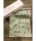 Payal Singhal Khaki Forest print full width scarf