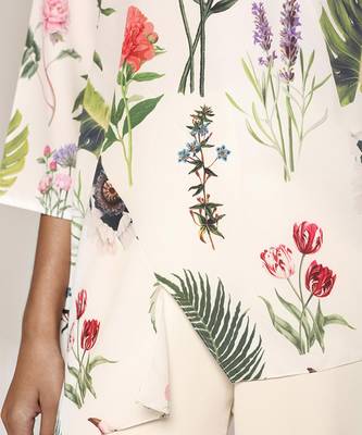 PS Pret by Payal Singhal Ivory Printed Art Crepe Tunic 4