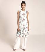 PS Pret by Payal Singhal Blue Printed Art Crepe Tunic