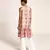 Payal Singhal Coral Colour Printed Art Crepe Tunic