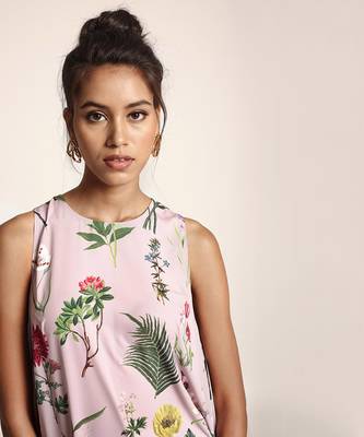 PS Pret by Payal Singhal Lilac Printed Art Crepe Tunic 4