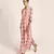 Payal Singhal Coral Printed Art Crepe Shirt Dress