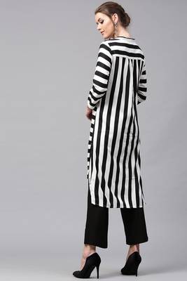 Black printed rayon ethnic-kurtis 2