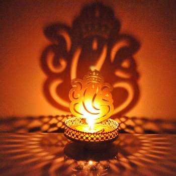 Sadow Ganesha Tealight Candle Holder 1