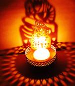 Sai Baba Shadow Tealight Candle Holder
