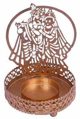 Radha Krishna Shadow Tealight Candle Holder 1