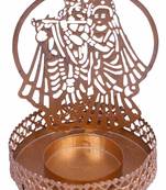 Radha Krishna Shadow Tealight Candle Holder
