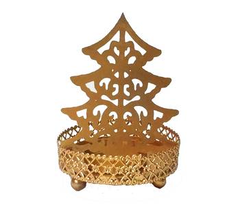 Shadow Christmas Tree Tealight Candle Holder 3