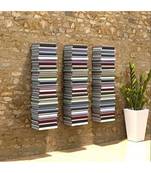 Book Shelf Wall Mounted Heavy Duty Metal Invisible Book Shelves 2 Piece Per Pack White