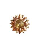 Brass and Copper Kamalpatta Akhand Diya 5 Inch Dia