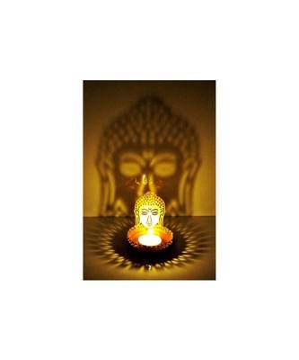 Shadow Buddha  Tealight Candle Holder 1