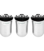 Coconut Stainless Steel B2 Plain Water Glasses - Set of 3 - Capacity - 300ML Each Glass