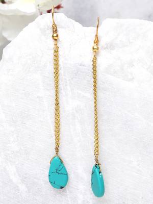 Blue diamond earrings 1