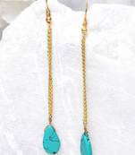 Blue diamond earrings