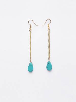 Blue diamond earrings 4