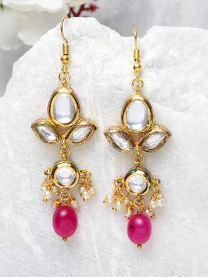 Red diamond earrings 1