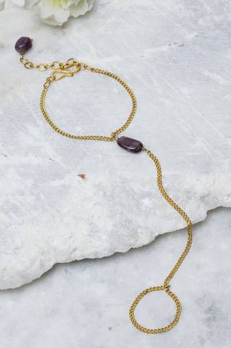Purple diamond bracelets