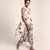 Payal Singhal Ivory Printed Art Crepe Kurta with Lilac Printed Art Crepe Low Crotch Pant