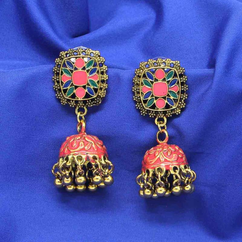 Multicolor jhumkas Jaipur Mart 3301521