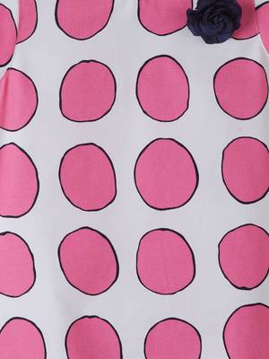 Pink printed cotton kids-frocks 3