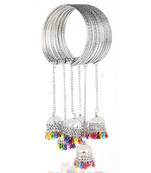 Silver bangles-and-bracelets