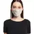 Payal Singhal Coral and Aqua Chidiya print reversible 3 ply face mask with pouch