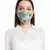 Payal Singhal Garden and Bird Paradise print reversible 3 ply face mask with pouch