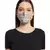 Payal Singhal Grey and Lavender Bandhani Kilim print reversible 3 ply face mask with pouch