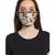 Payal Singhal Blush Jannat with Black Pine Cone print pleated 3 ply mask with pouch