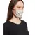 Payal Singhal Aqua and Coral Chidiya print pleated 3 ply mask with pouch