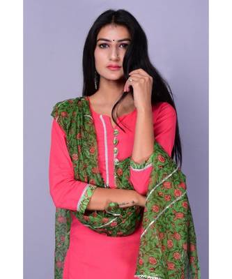 Peach and Green Garara Set 3