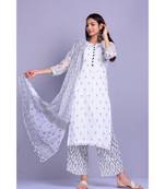 White and Grey suit set