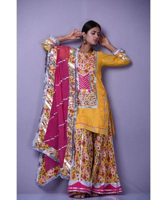 Yellow Sabah Suit set 2