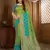 Green woven banarasi saree with blouse