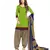 Kimisha Women's Light Green Crepe Printed Unstitched Salwar Suit Dress Material