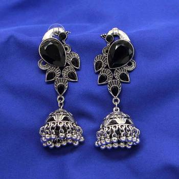 Black jhumkas 2