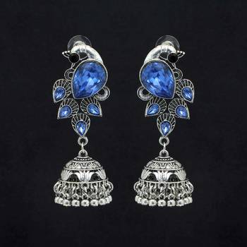 Blue jhumkas 1