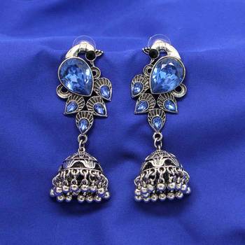 Blue jhumkas 2