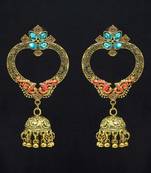 Multicolor jhumkas