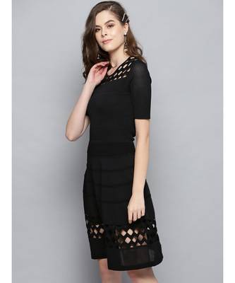Label Ritu Kumar Black Label Half Sleeves Short Dress 2