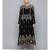 Label Ritu Kumar Black Full Sleeves Long Dress
